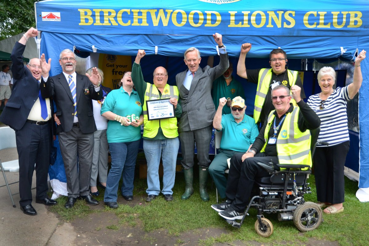 The Birchwood Lions team, stalwart supporters since the start of DAD